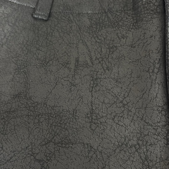 Kut From The Kloth Frida High Rise Slim Coated Track Pant in Black - NEW - SZ 10 - Picture 4 of 8